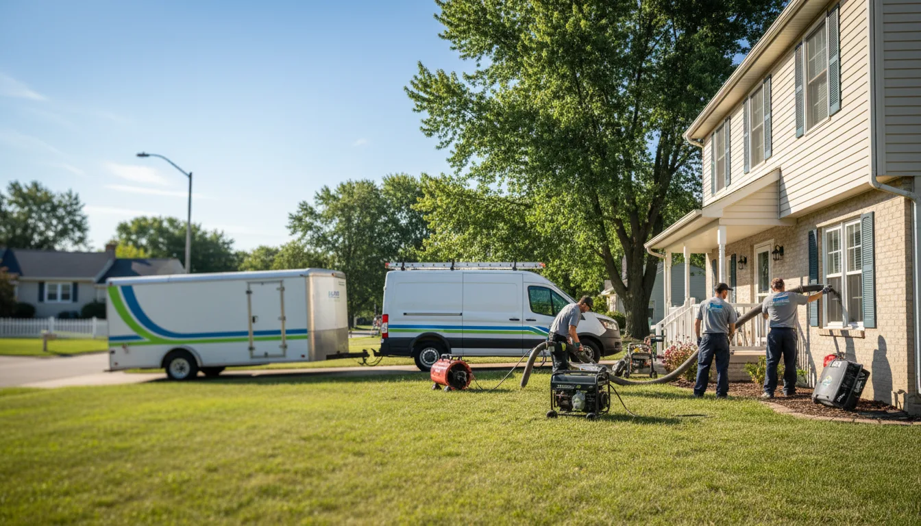 Flooded Basement Restoration And Cleanup With Repair in Fort Smith, AR near me